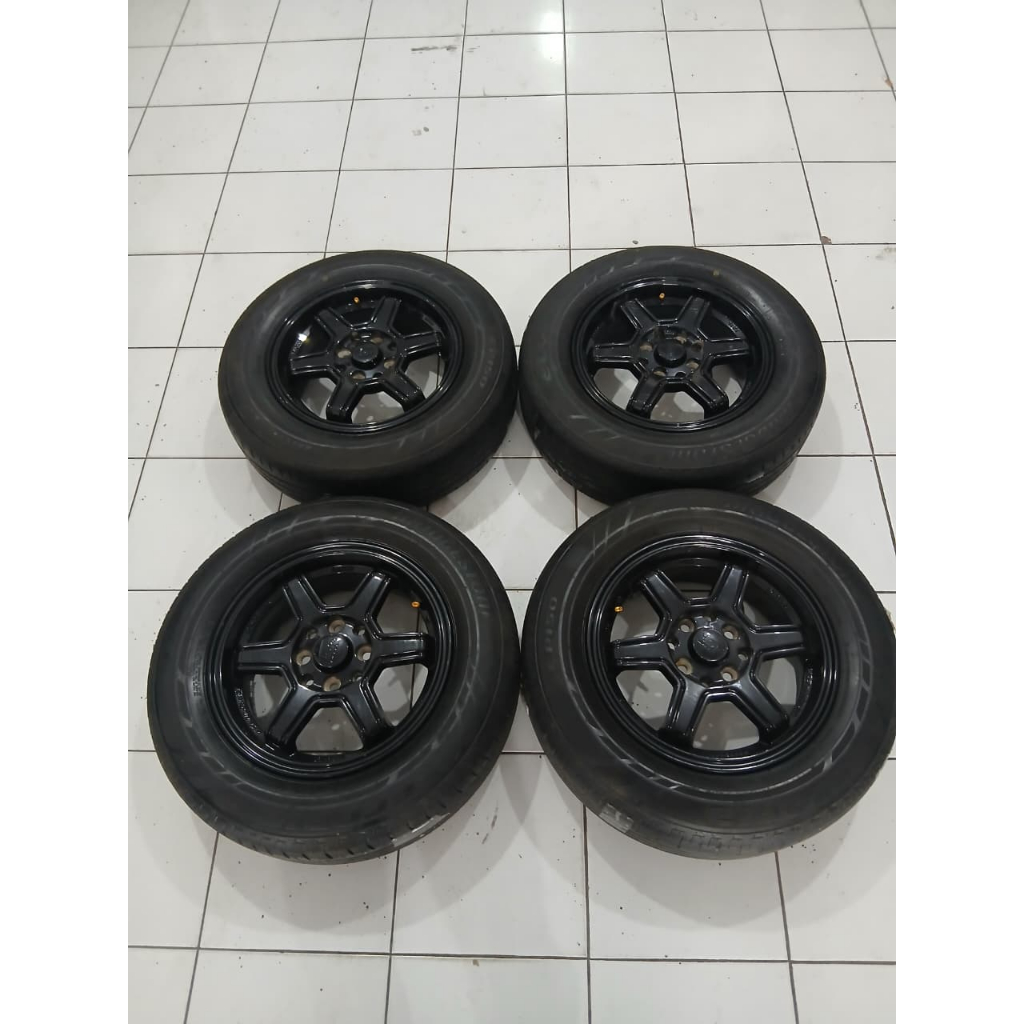 velg mobil bekas minas ring 14 cocok buat brio,avanza,xenia,sigra,calya,dll