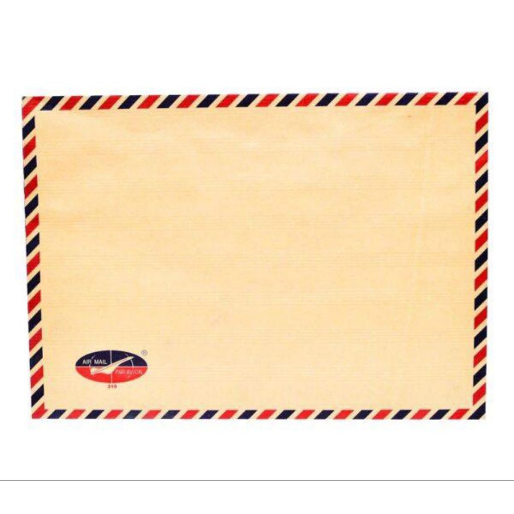 

Amplop Cokelat Airmail Paravion 10 Folio dus