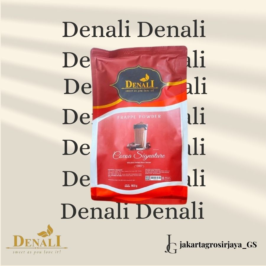 

DENALI BUBUK COCOA SIGNATURE | POWDER COKLAT | COKELAT | CHOCOLATE 800 gr