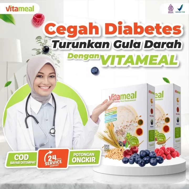 

VITAMEAL Original Sereal Tinggi serat Menjaga Gula Darah
