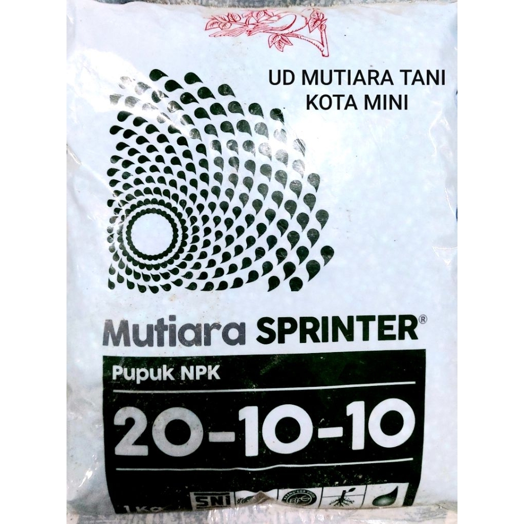 PUPUK MUTIARA SPRINTER KEMASAN 1 KG PABRIKAN