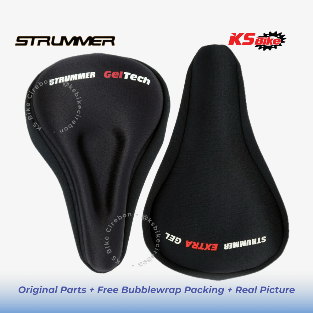 Cover Sadel Sepeda Strummer SC042 GelTech dan SC062 ExtraGel Saddle Cover Pelindung Jok Nyaman Empuk
