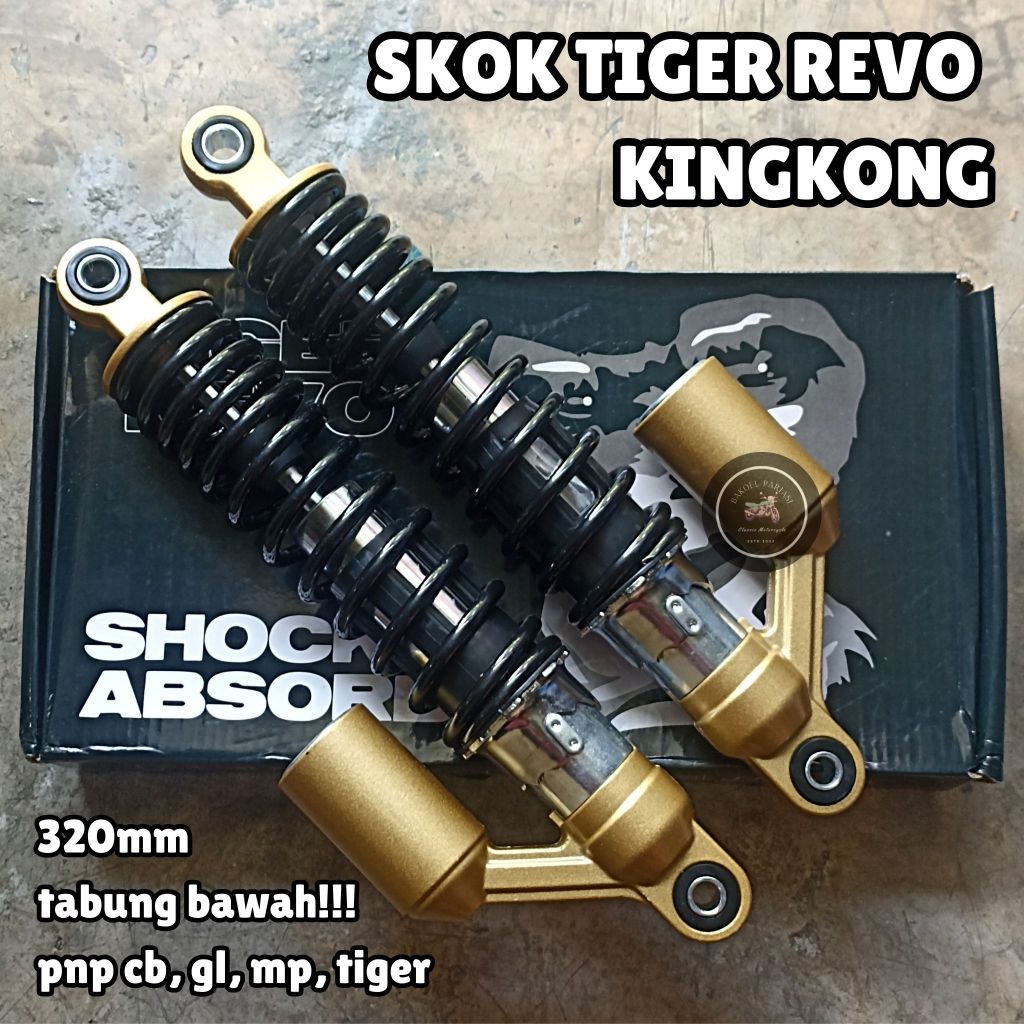 SKOK TIGER REVO 320MM KINGKONG GORILLA SHOCK CB GL MP TIREV SHOCK TABUNG BAWAH COPY ORI IMPORT