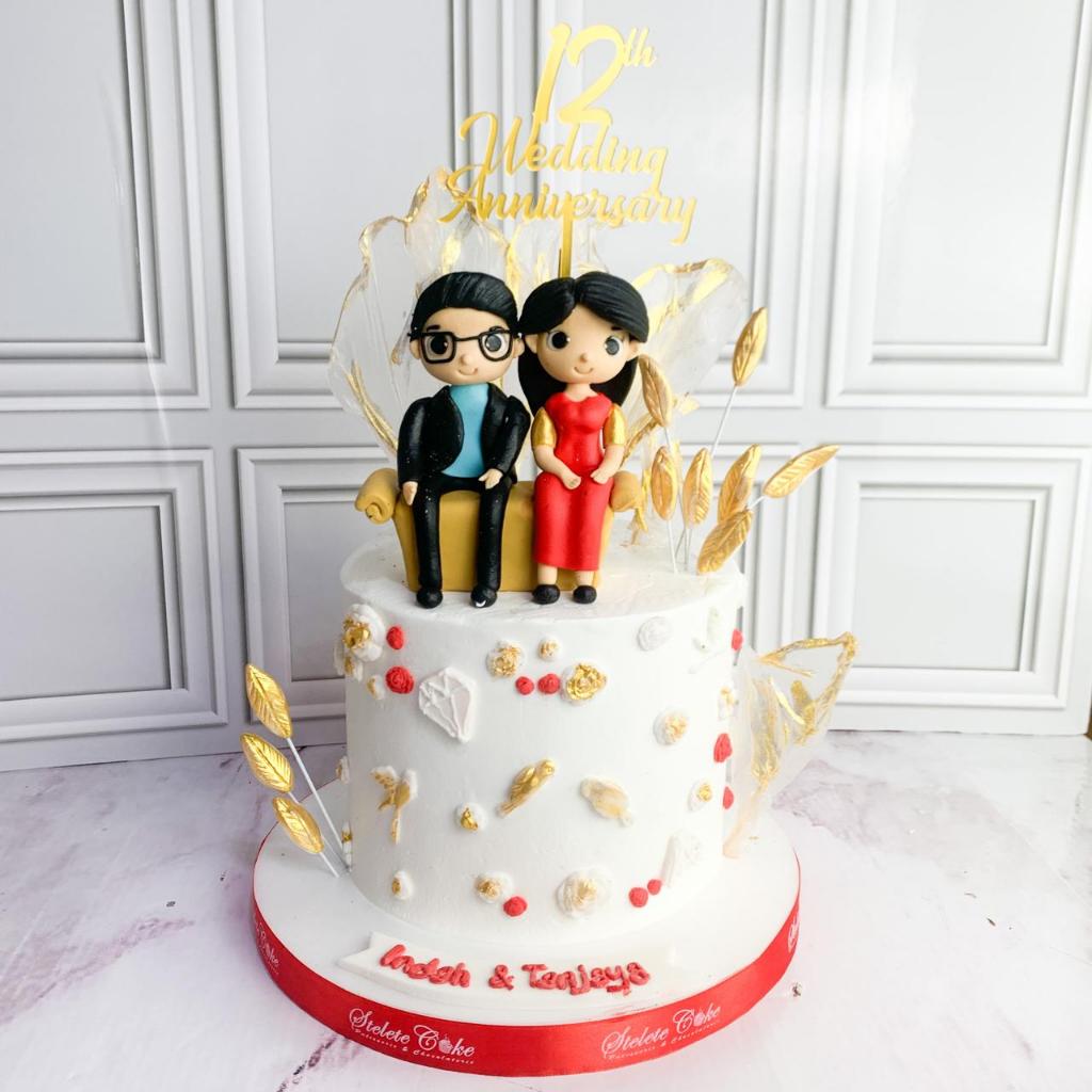 

Kue ulang tahun/birthday cake/kue ultah tema wedding/Kue Birthday jakarta/Kue Birthday wedding