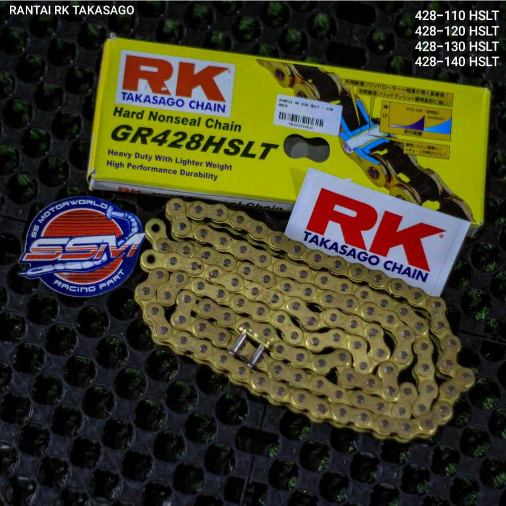 RANTAI RK TAKASAGO 428 130L CHAIN 415 HSLT/130L - 428 HSLT/120L - 428 HSLT/130L - 428HSLT/140L