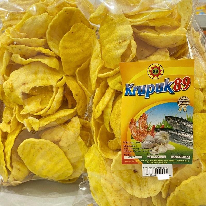 

250 GR KRUPUK TALAS GURIH ENAK SNACK CAMILAN 89