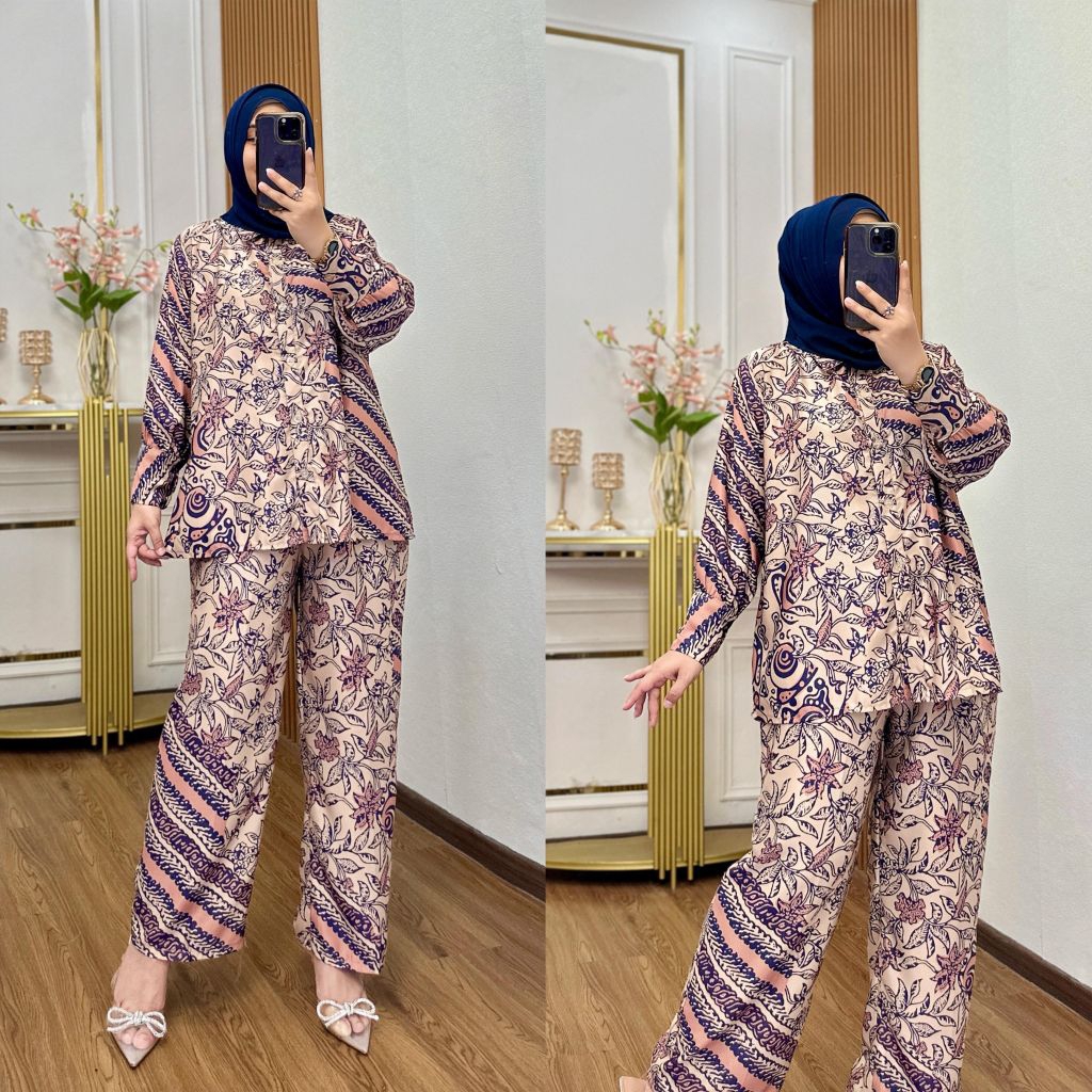 Setelan wanita setcel terbaru setcel premium setcel bestseller setcel dobby setcel motif batik setce