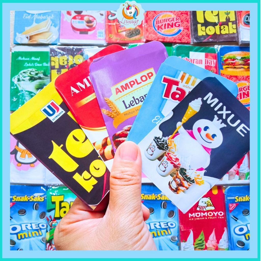 

Amplop Lebaran Idul Fitri Motif Snack Isi 10 Lembar 1 Pak