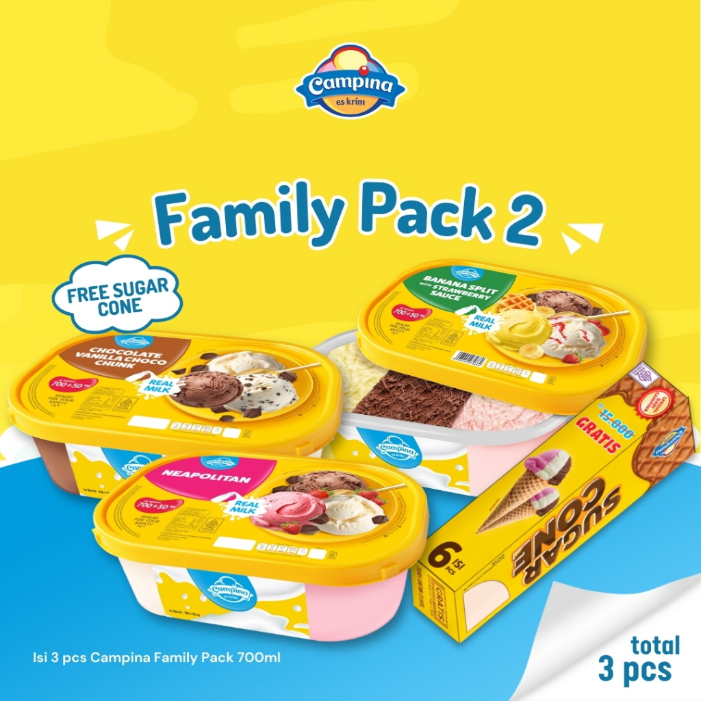 

Campina Family Pack 2 - Es Krim