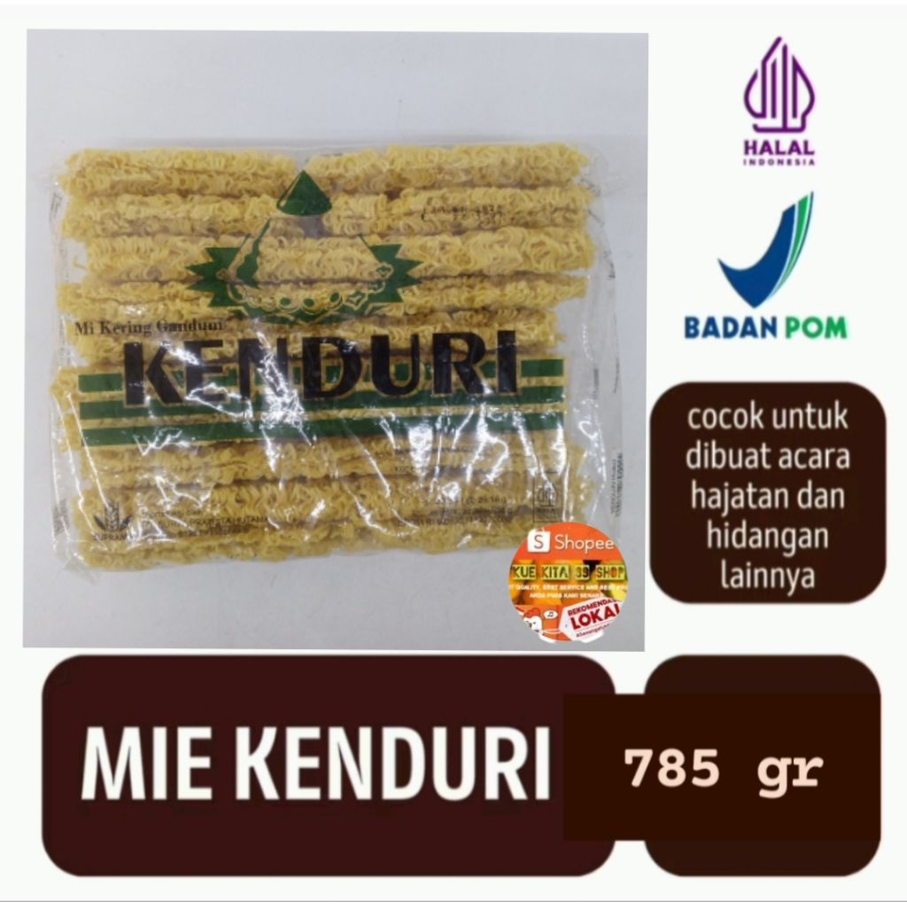 

MIE KERITING GANDUM CAP KENDURI 785gr (isi 30 keping)