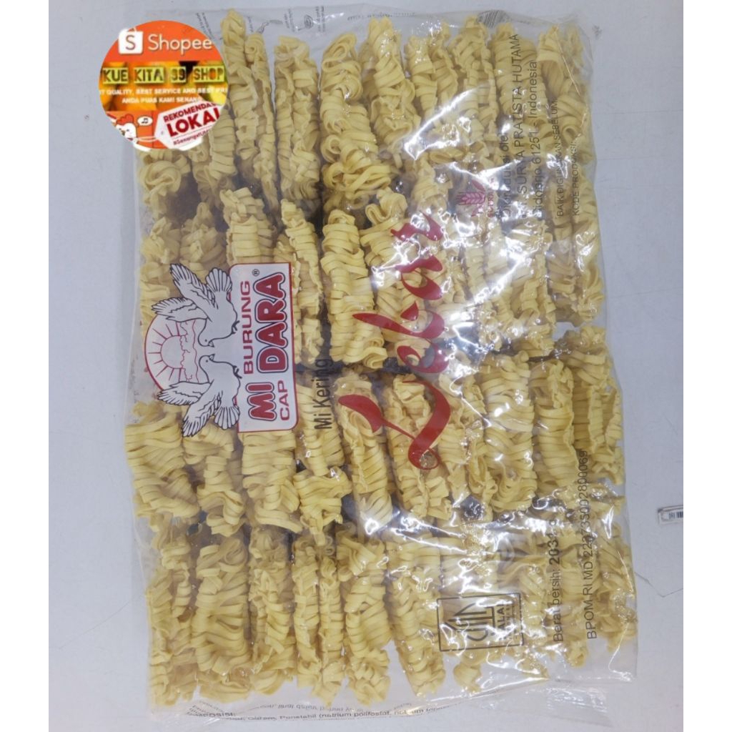 

MIE KERING LEBAR CAB BURUNG DARA NETTO 2031gr