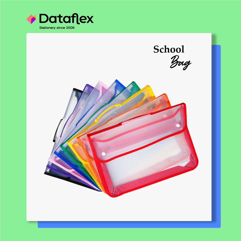 

School Bag / Map Tas 2 Kancing Dataflex