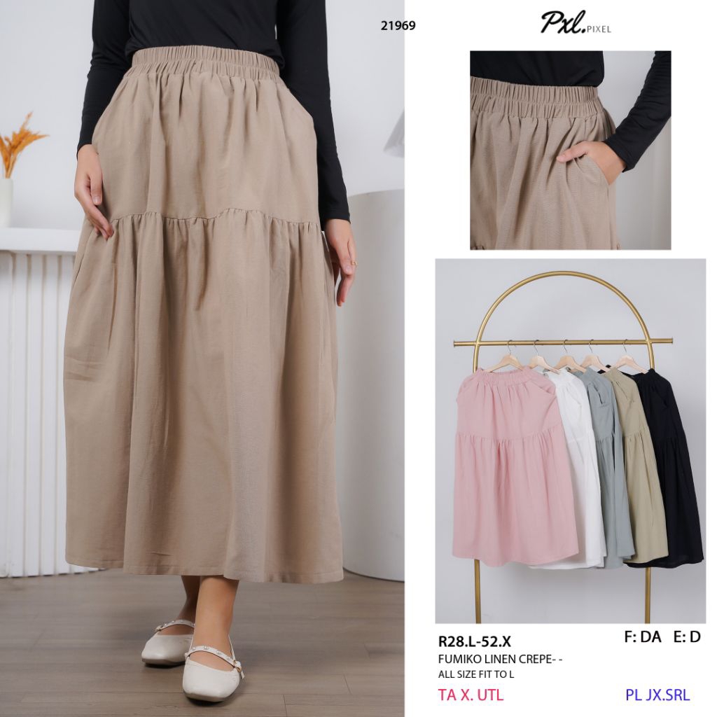 Planet Fashion - Rok Fumiko Linen Crepe