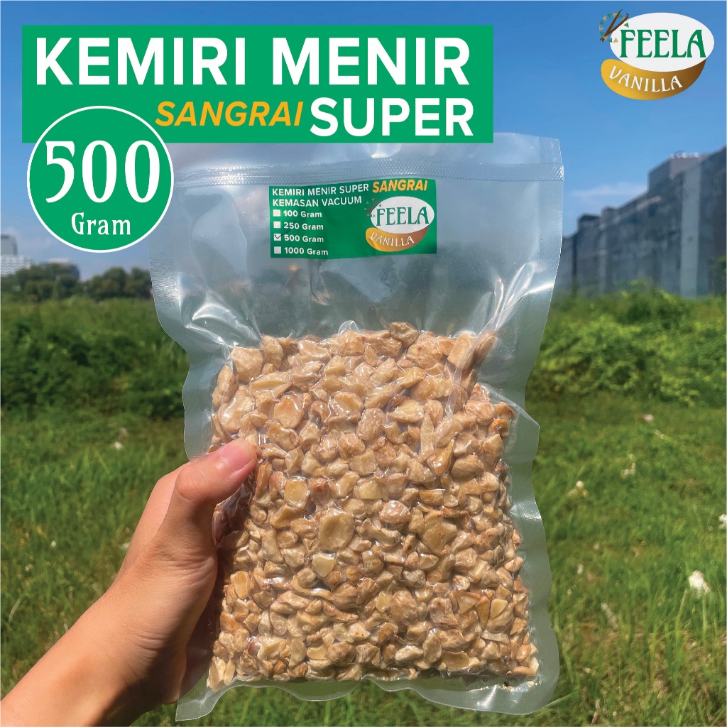 

Kemiri Sangrai Menir Super 500 Gram - Biji Kemiri Fresh - Khas NTT