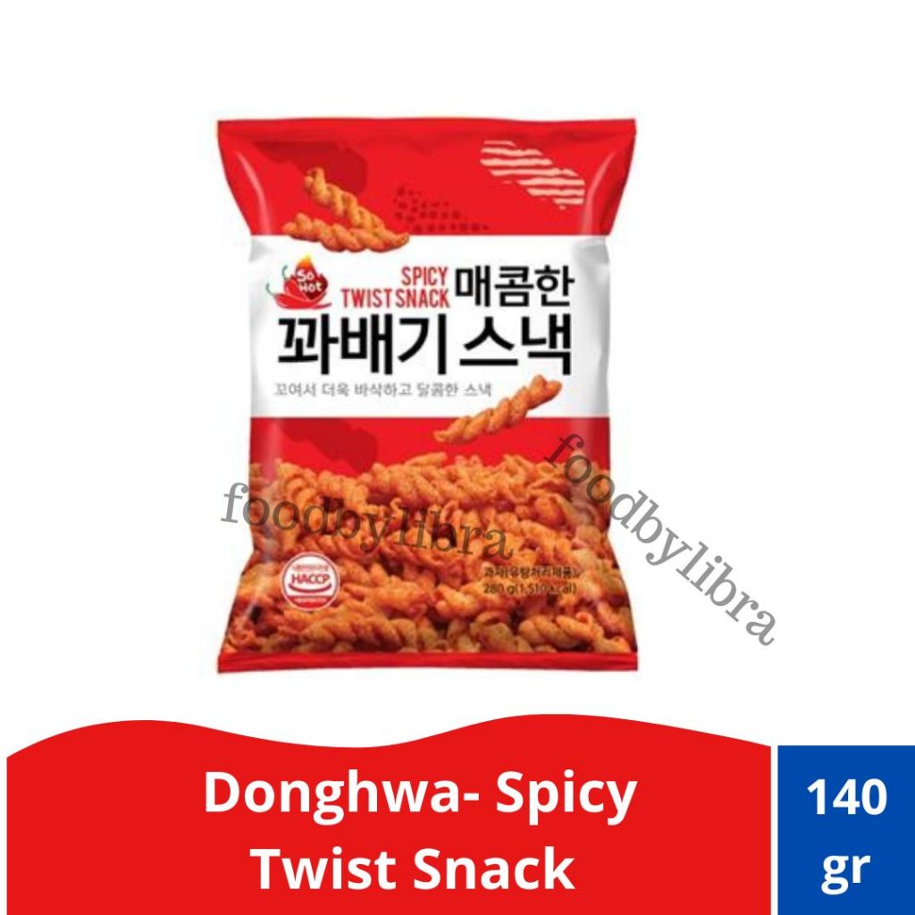 

Donghwa Spicy Twist Snack| Snack ulir pedas – 140g