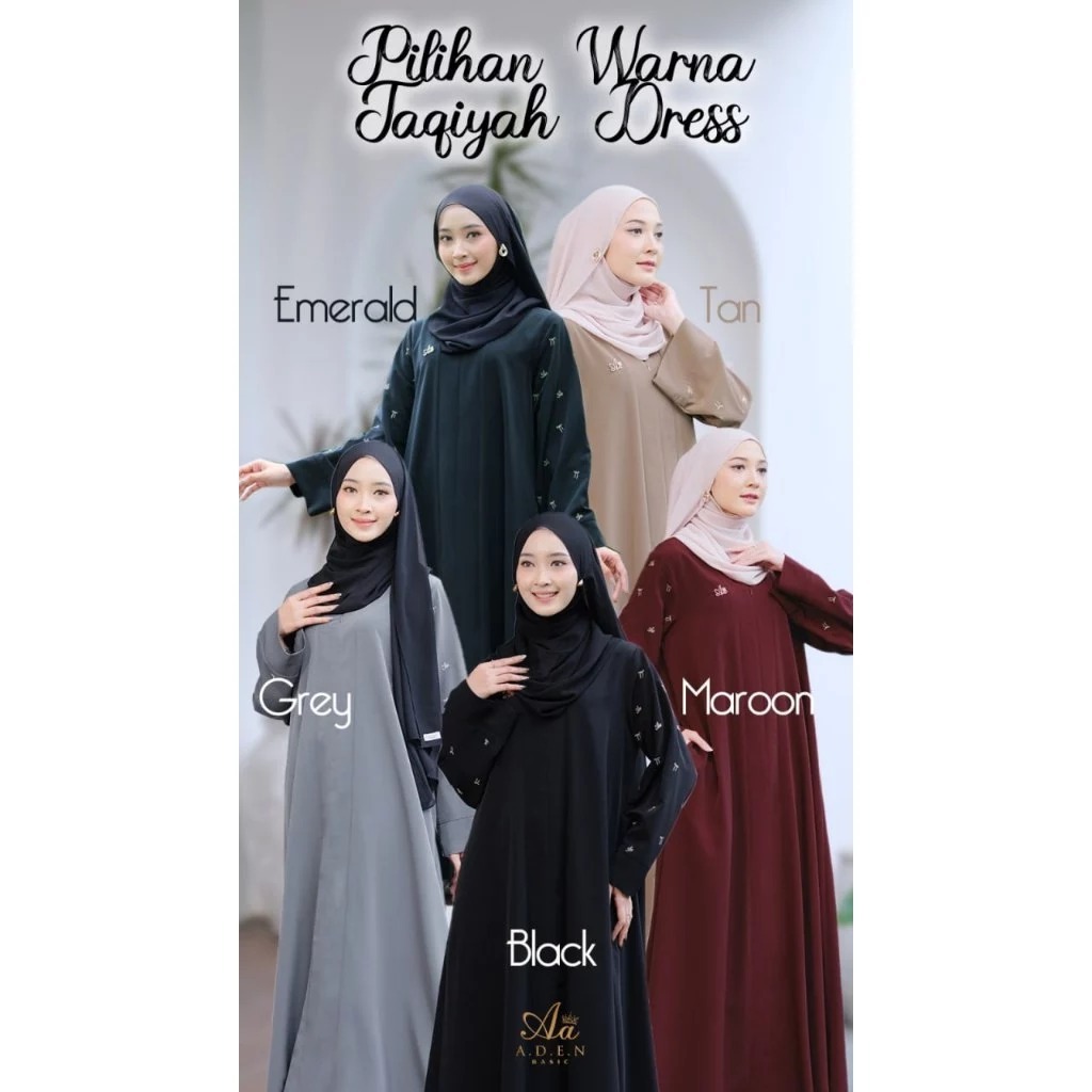 ADEN GAMIS DEWASA TAQIYAH DRESS ONLY
