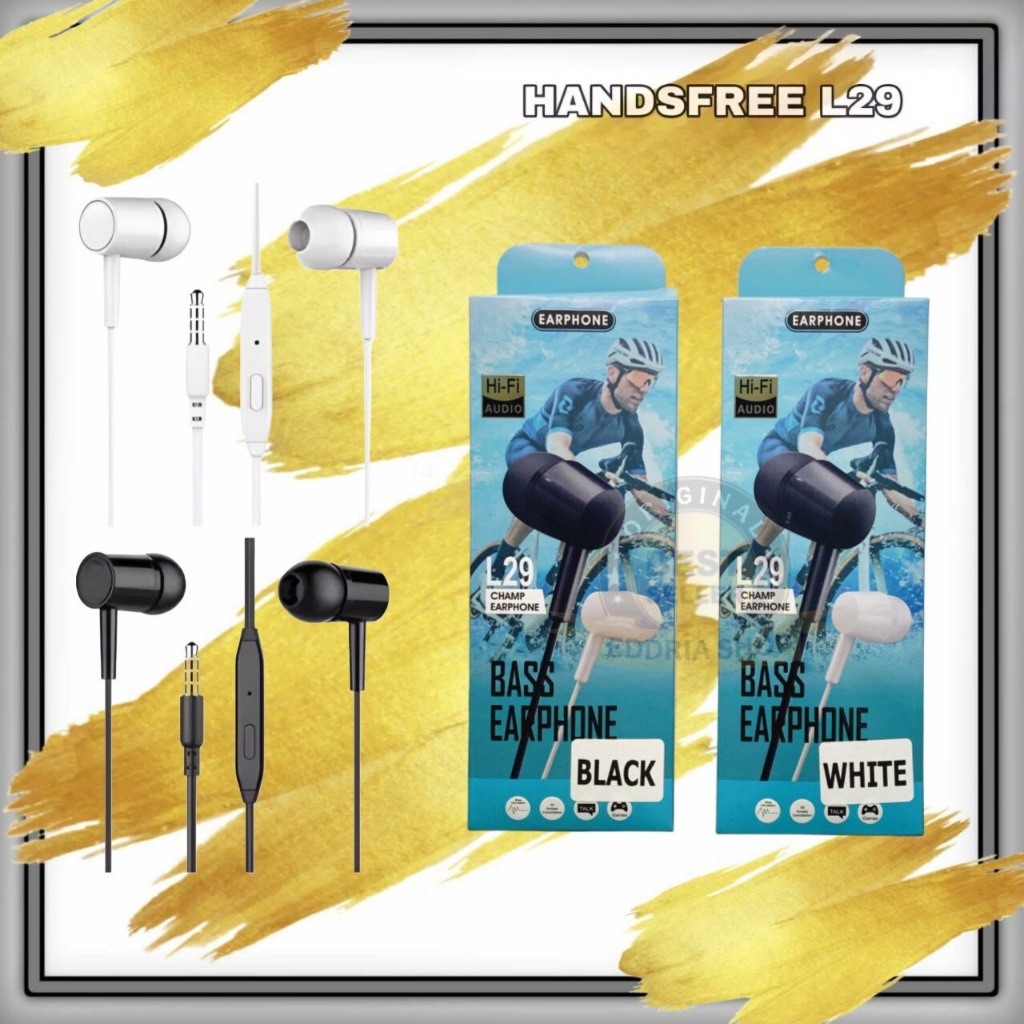 HEADSET / HANDSFREE L29 ORIGINAL BARU