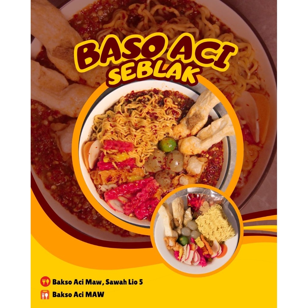 

Baso Aci Seblak/Baso/Bakso/Aci/Seblak/Pedas/Gurih/Enak/Makanan/Minuman/Kerupuk/Mie/Chili Oil