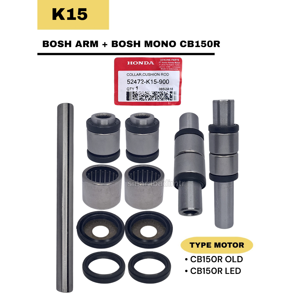 Bosh Monoshock Cb150r + Bosh Arm Cb150r Old  Cb150r New CBR150 CB150 LED K15 PNP K56