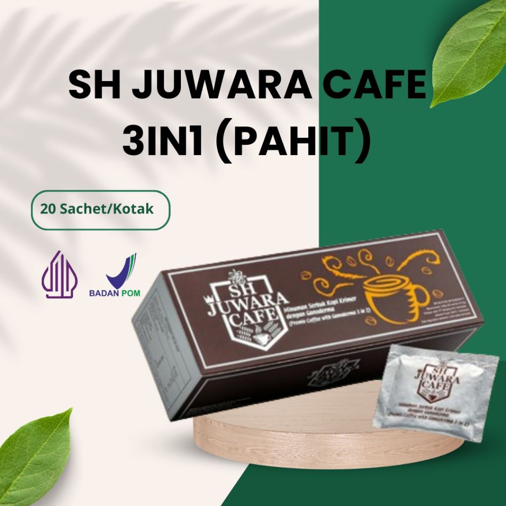 

SH JUWARA CAFE 3IN1 (20 SACHET/BOX) KOPI KESEHATAN KOPI GANODERMA KOPI KESEHATAN DENGAN MENGANDUNG GANODERMA