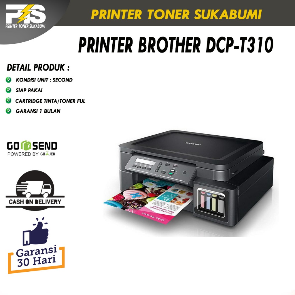 PRINTER BROTHER DCP-T310 BEKAS BERKUALITAS