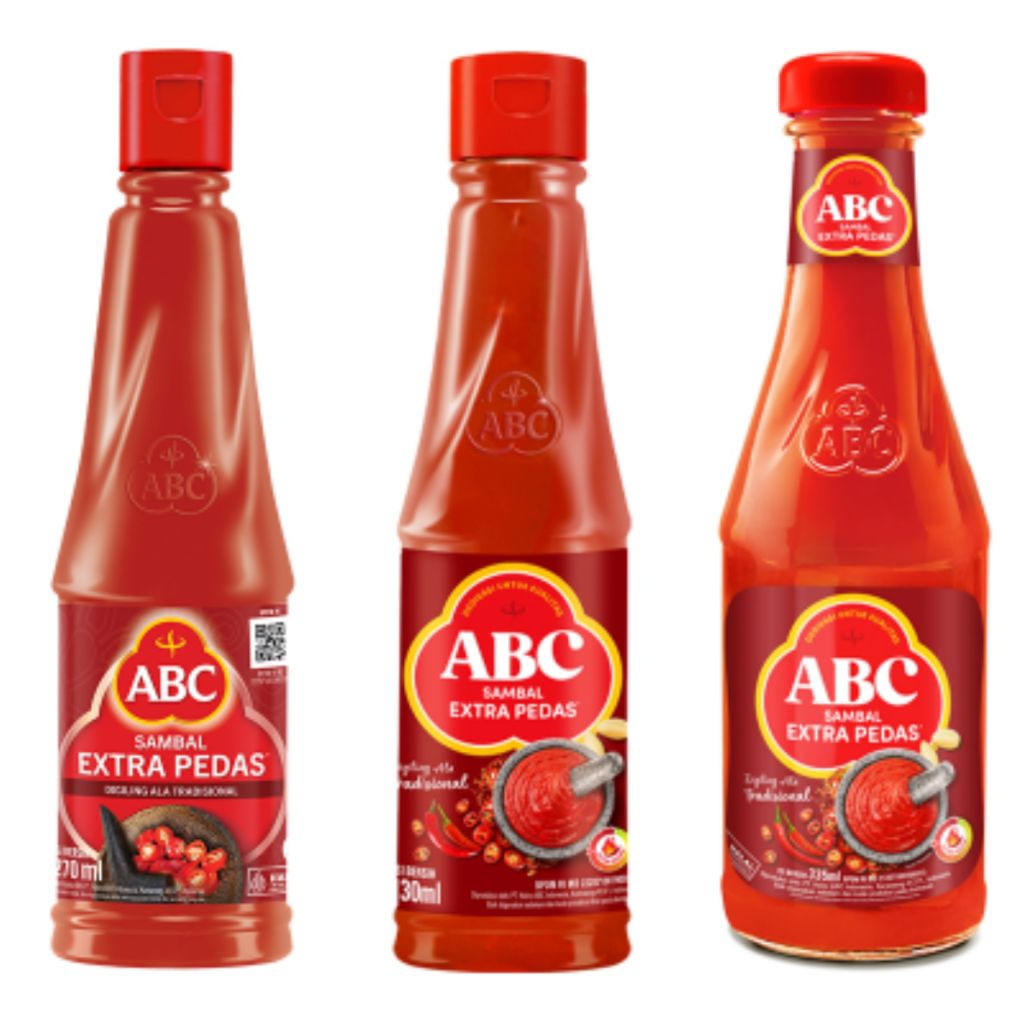

ABC Sambal Ekstra Pedas Botol 130 Ml , 270 Ml , 335 Ml