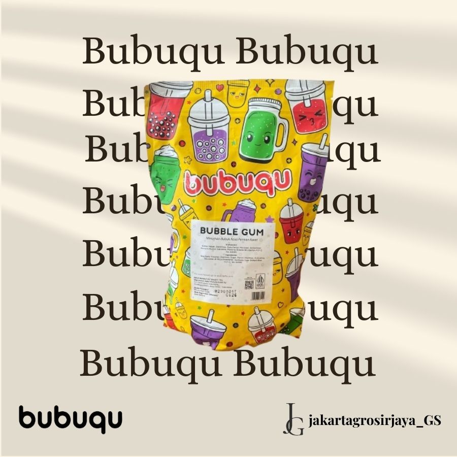 

Bubuqu Powder Drink Bubble Gum - Bubuk Minuman Permen Karet 1 Kg