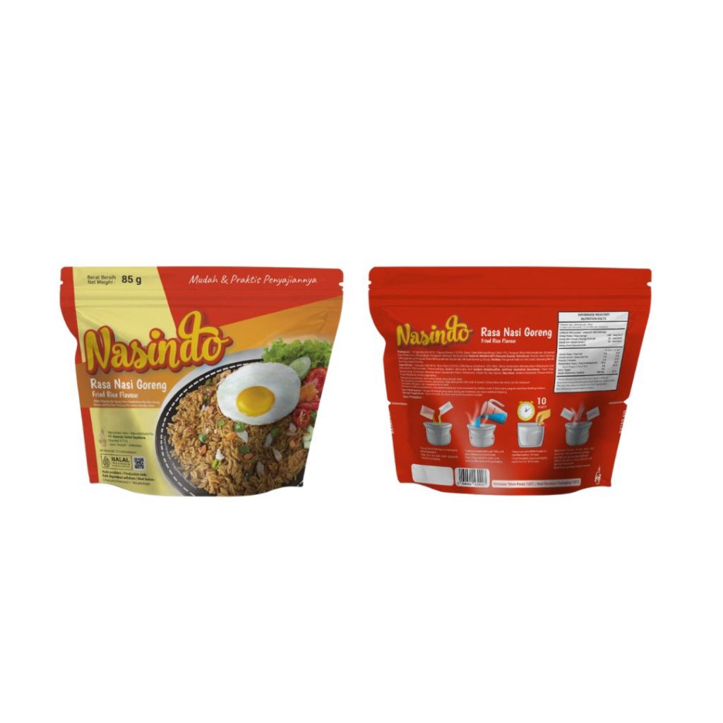 

NASINDO NASI INSTAN RASA NASI GORENG & RASA SOTO