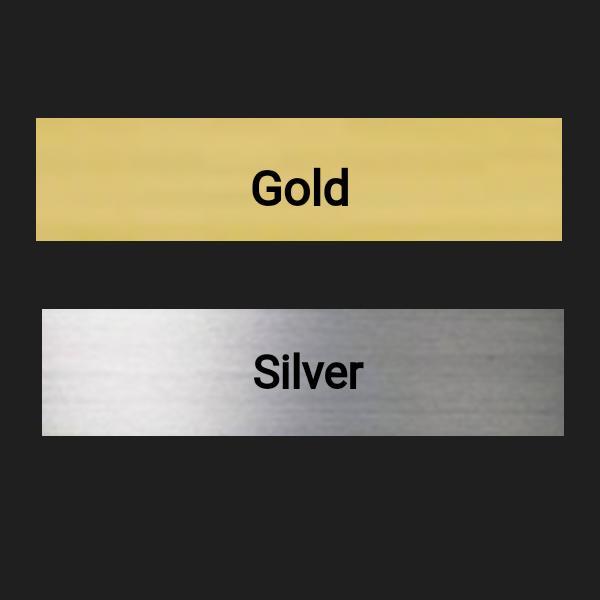 

Bahan Papan Nama Dada nametag GOLD SILVER