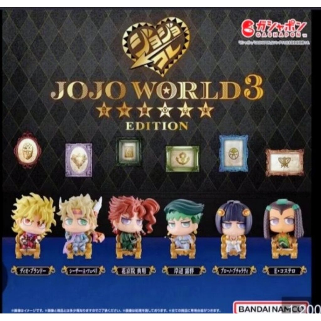 Bandai gashapon JOJO WORLD EDITION 3 Gacha capsule toy - Rohan Kishibe 1pc