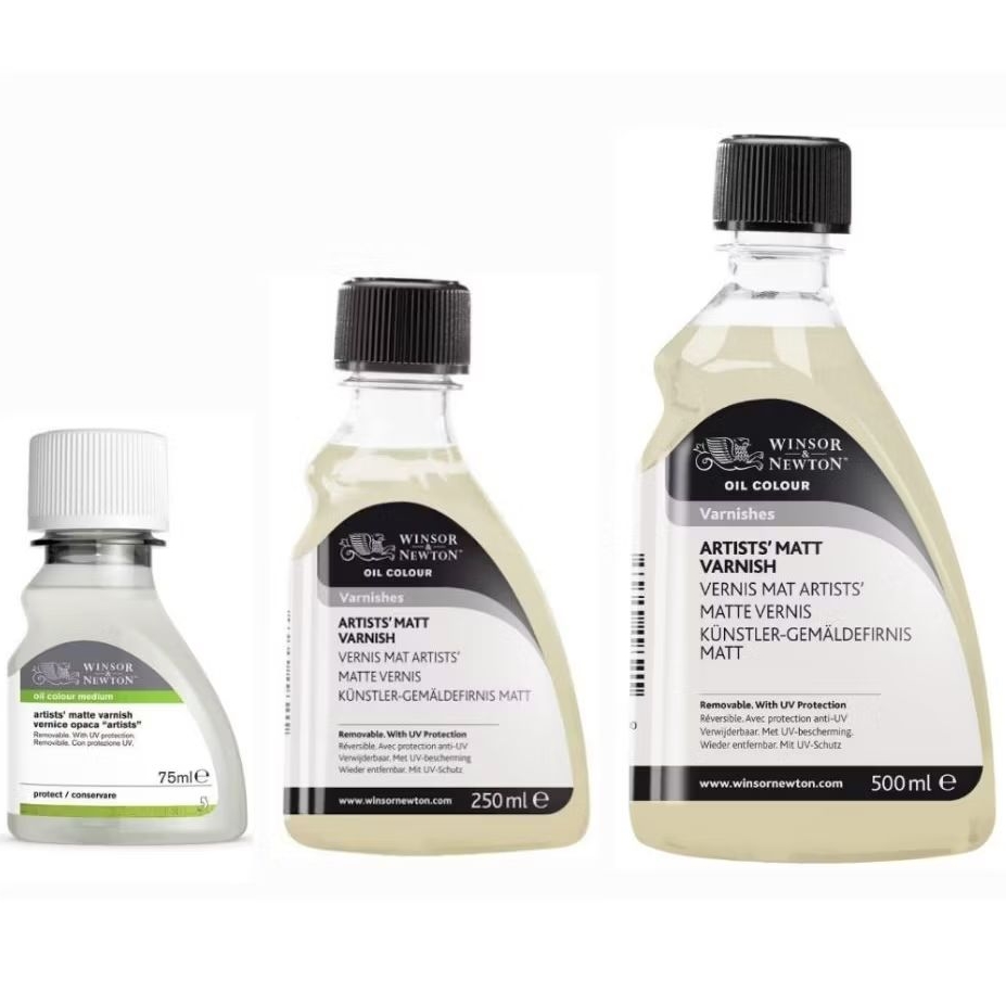 

Artists' Matt Varnish Winsor & Newton 75ml / 250ml / 500ml Suitable For Oil & Acrylic Painting
