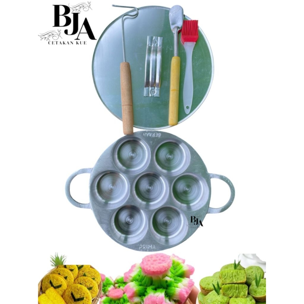 cetakan Bikang prima apem martabak mini Bika Ambon wingko cilor alat pembuat bikang mawar