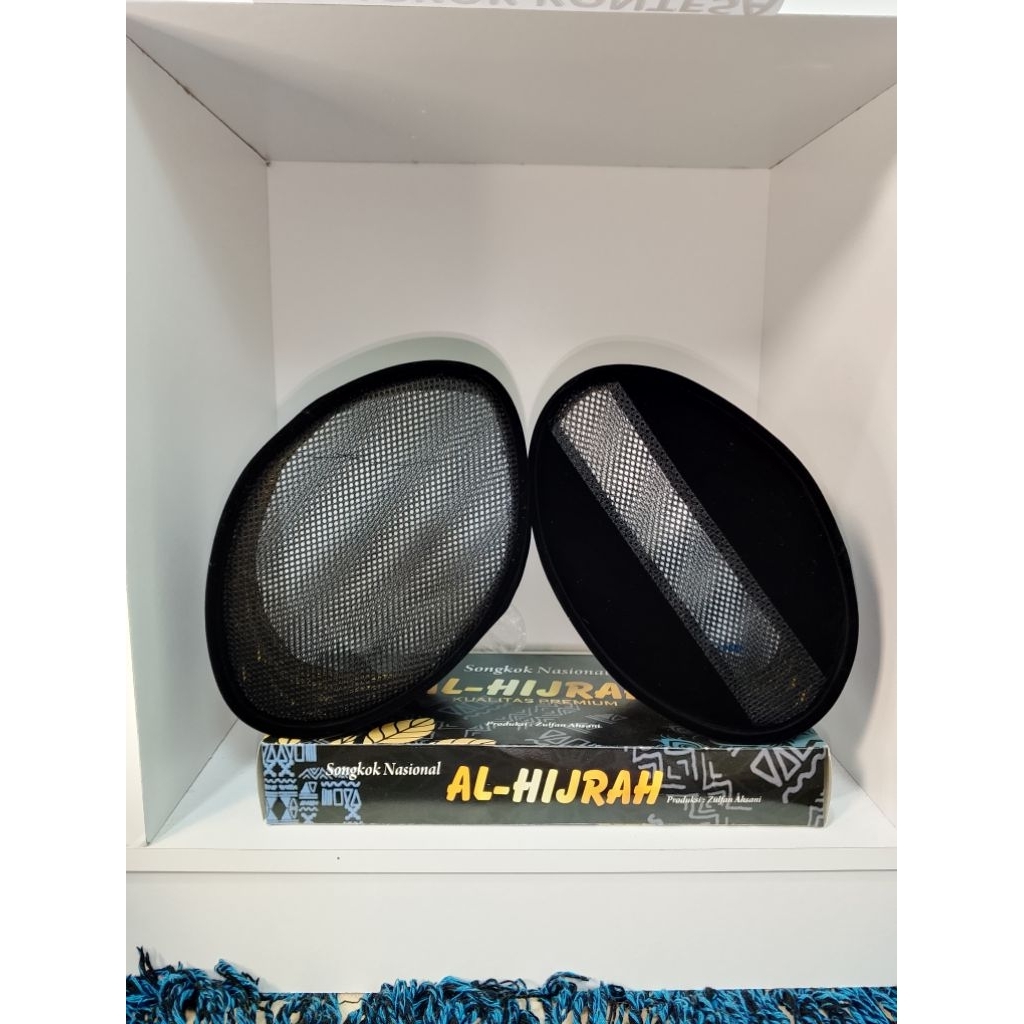 Peci Songkok AL HIJRAH Kopiah AC FULL AC, AC TENGAH  COSTUM AC Hitam Polos Dewasa Anak Laki Laki