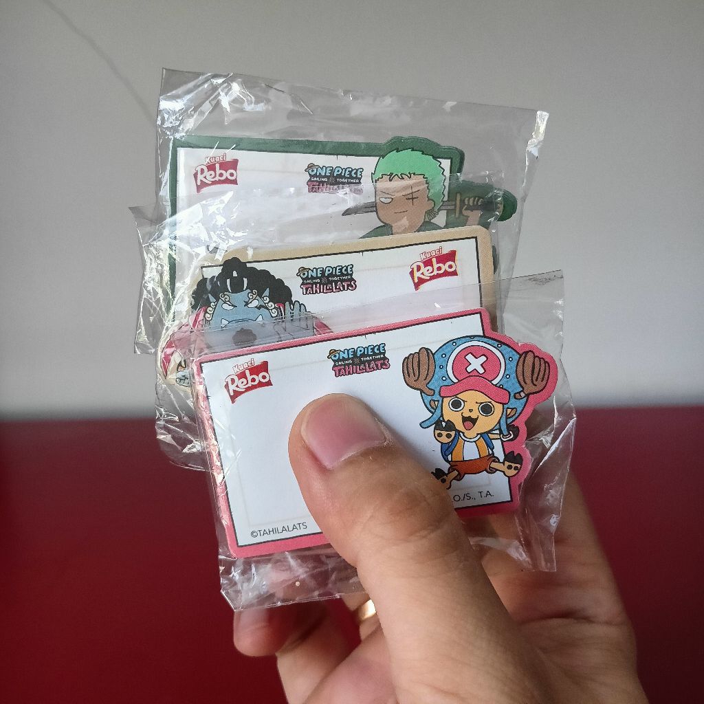 

KUACI REBO X TahiLalats X One Piece (Patch Note Chopper, Jimbei & Zoro)