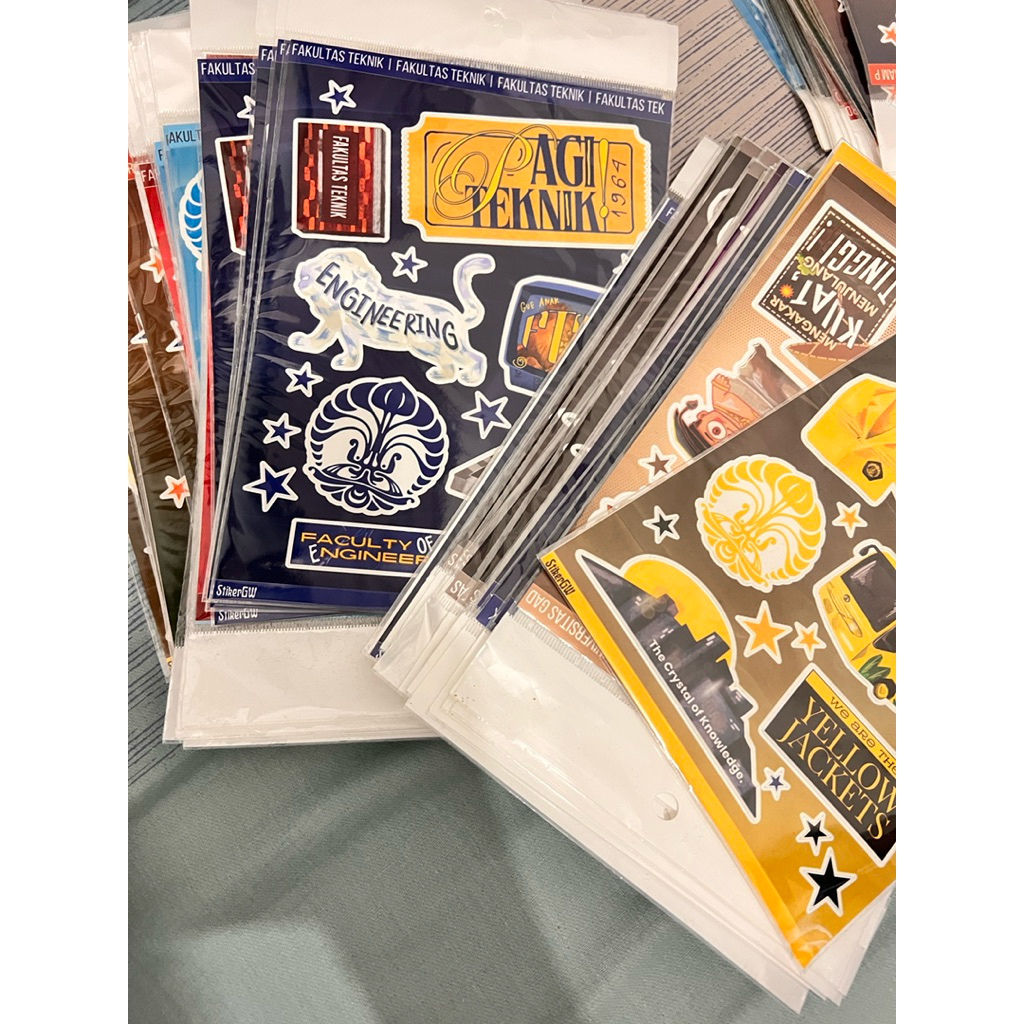 

Stiker Seluruh Fakultas UI, Stiker UGM, Stiker ITB, SBM ITB, FSRD ITB