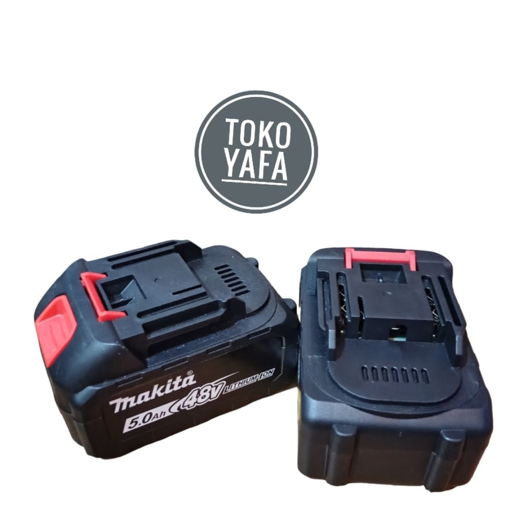 2PCS BATERAI IMPACT JLD MAKITA 5.0ah 48Vf BATERAI BOR CORDLESS 48V CORDLESS BATTERY IMPACT JLD SUNCT