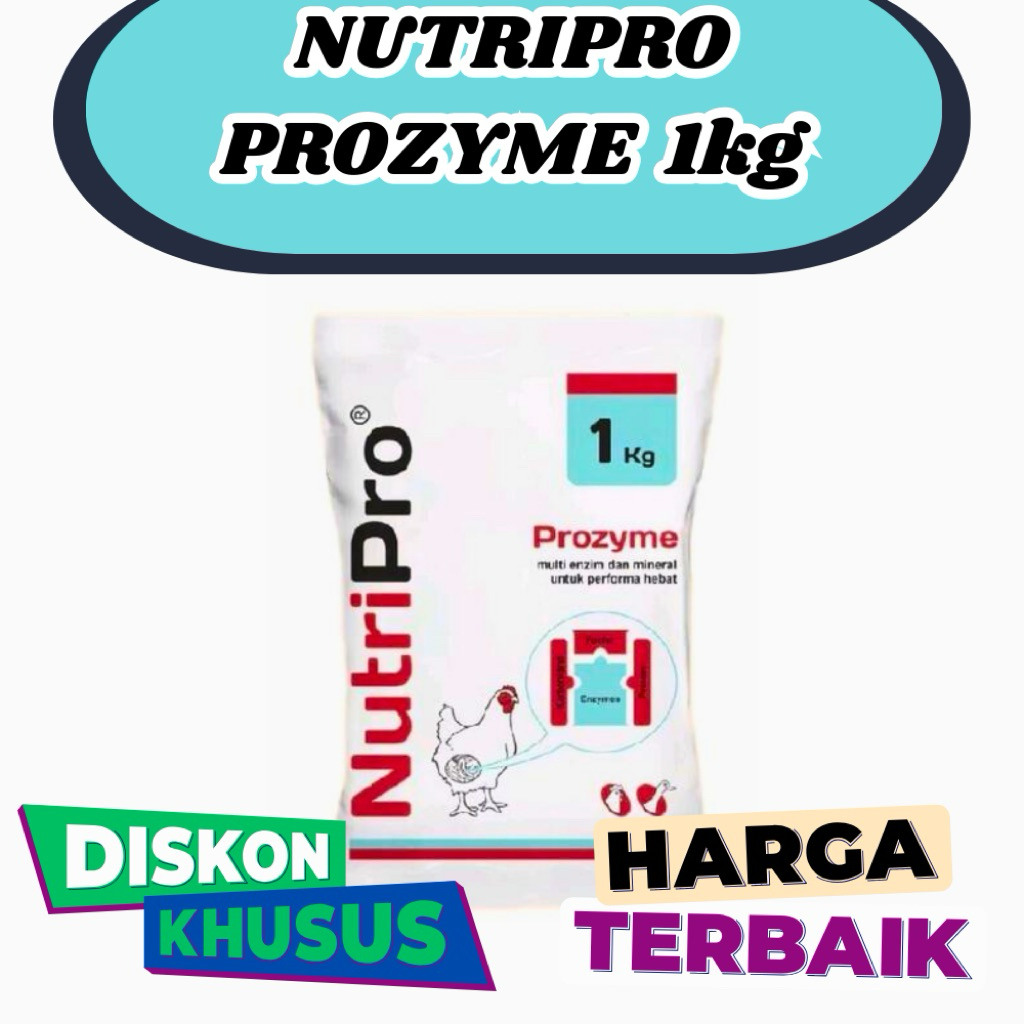 Nutripro Prozyme 1kg - Ensyme dan mineral untuk ayam