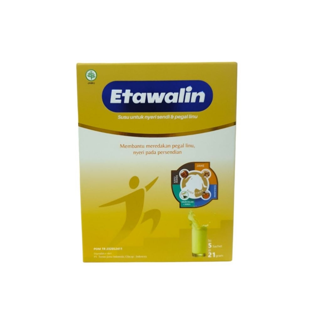 

ETAWALIN SUSU BUBUK UNTUK NYERI SENDI DAN PEGAL LINU SACHET 5x21gr