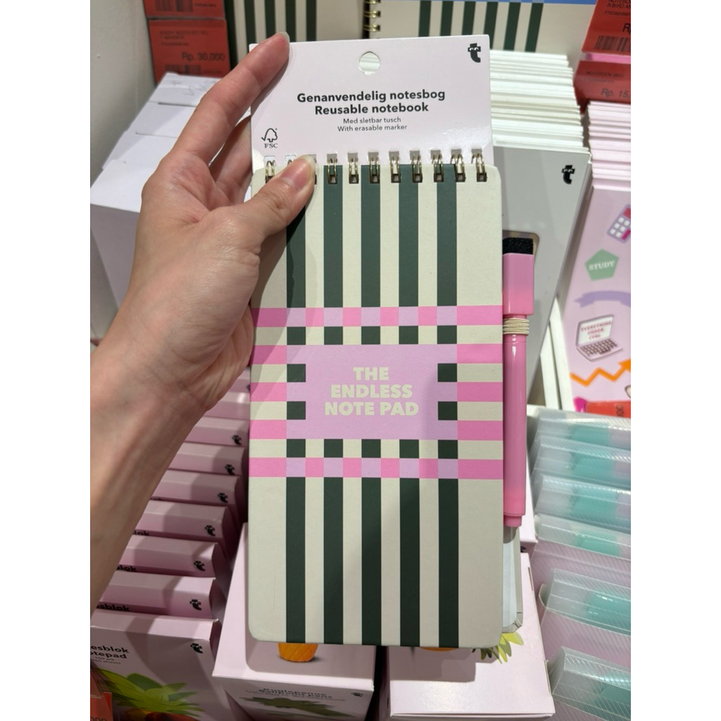 

Flying Tiger Reusable Notebook with Marker