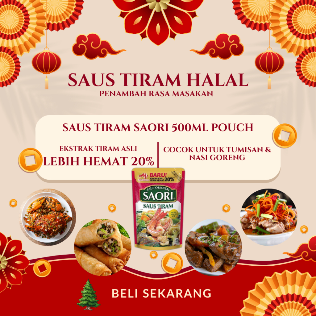 

SAORI® Oyster Sauce 500ml – Saus Tiram Halal & BPOM untuk Masakan Lezat