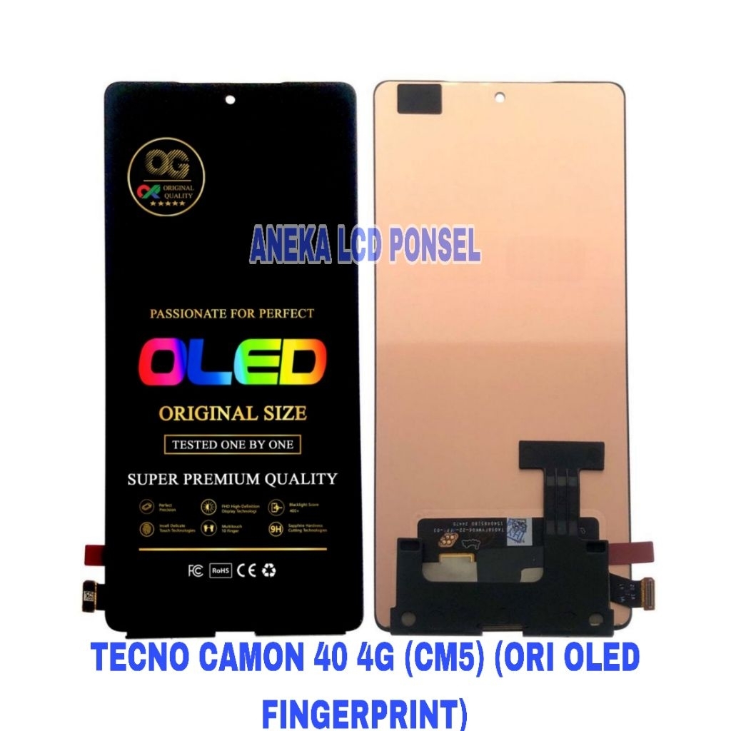 LCD TECNO CAMON 40 4G (CM5) (ORI OLED FINGERPRINT)