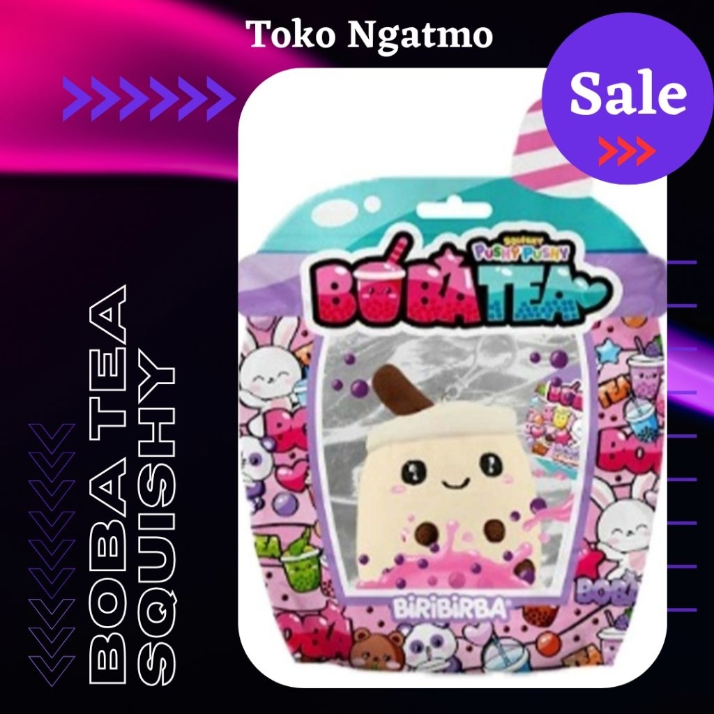 Mainan anak squishy Boba tea