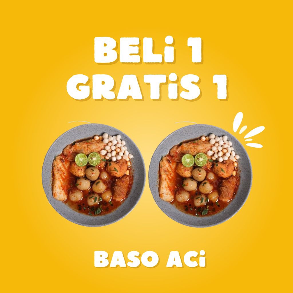 

Baso Aci Instan beli 1 gratis 1 /baso Aci pedas gurih paling murah /reseller