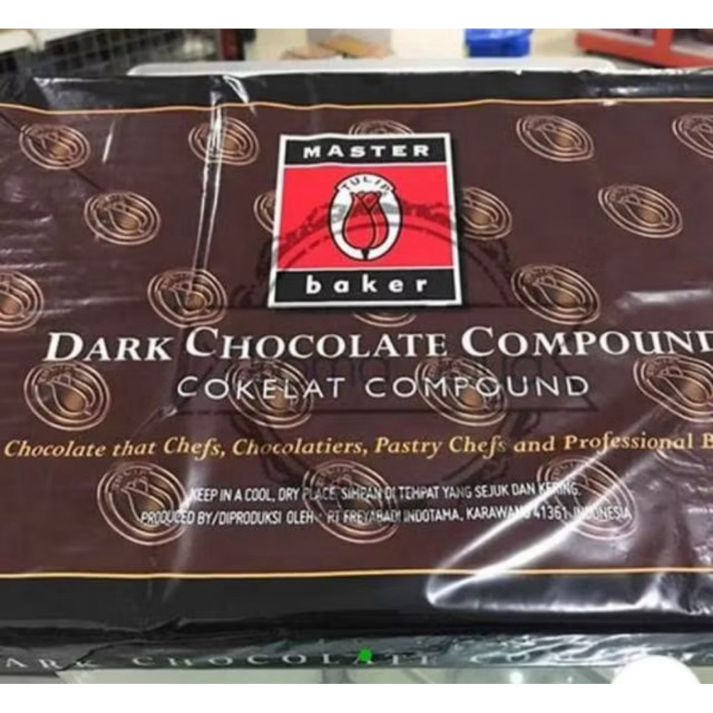 

Tulip Master Baker Dark compound Coklat 500grm