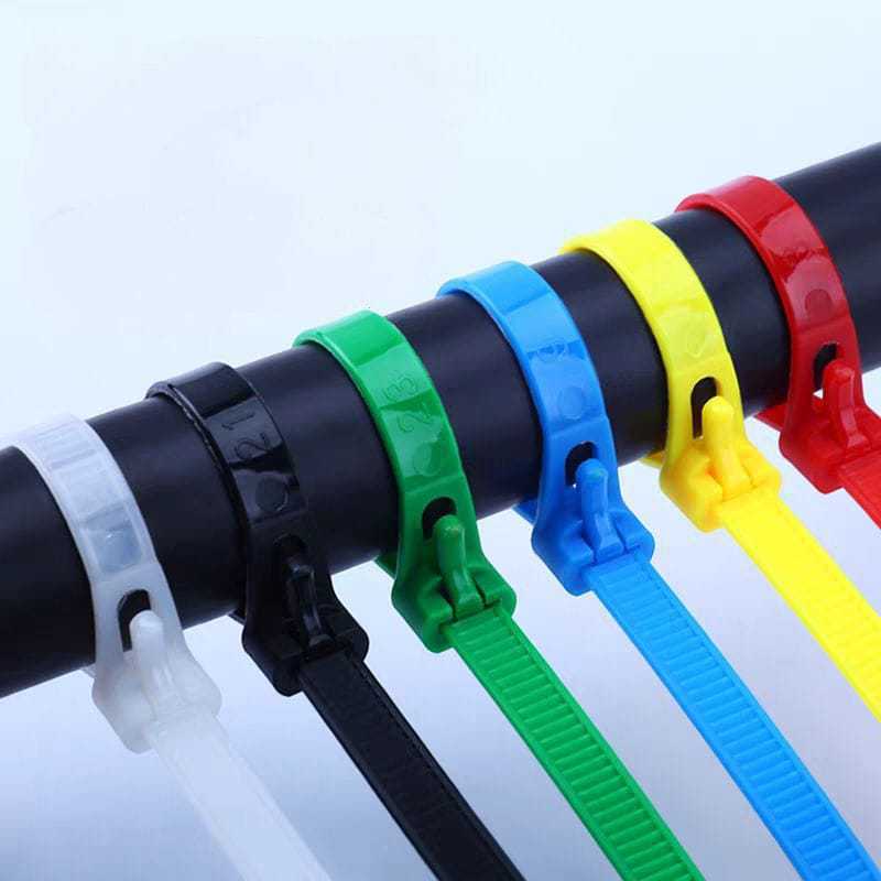 

10pcs Kabel Ties Nylon 5mm Bisa di Lepas dan di Gunakan Kembali Warna Warni Ukuran Panjang 150mm 200mm 250mm 300mm 350mm / Pengikat Serbaguna / Tali Pengikat Super Kuat / Produk Import / Promo Murah Best Seller