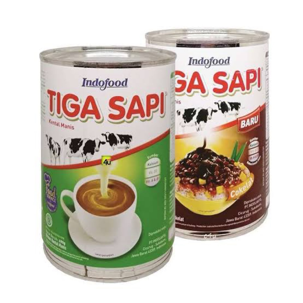 

Susu Kental Manis Tiga Sapi kaleng 490g