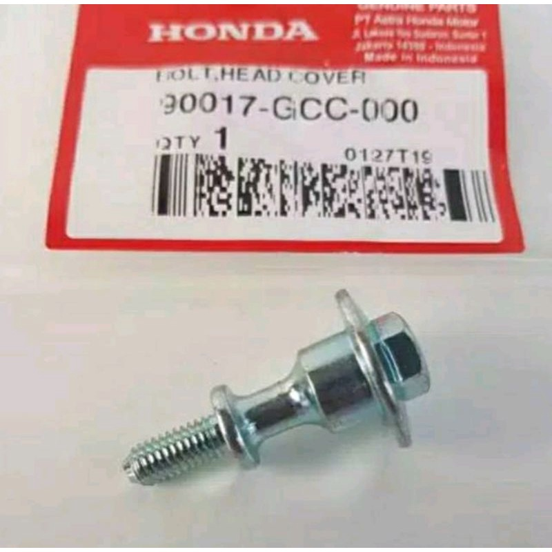 Baut Cover Head BeAT Scoopy Vario eSP Asli AHM || Baut Cover Head eSP Asli AHM Untuk Honda 90017gcc0