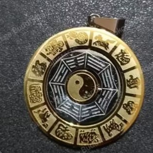 kalung liontin ying yang patkwa rejeki dan proteksi