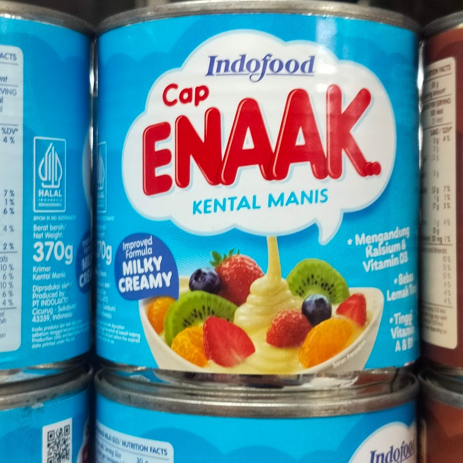 

Susu Kental Manis Indofood CAP ENAAK Kaleng 370gr Putih / Cokelat