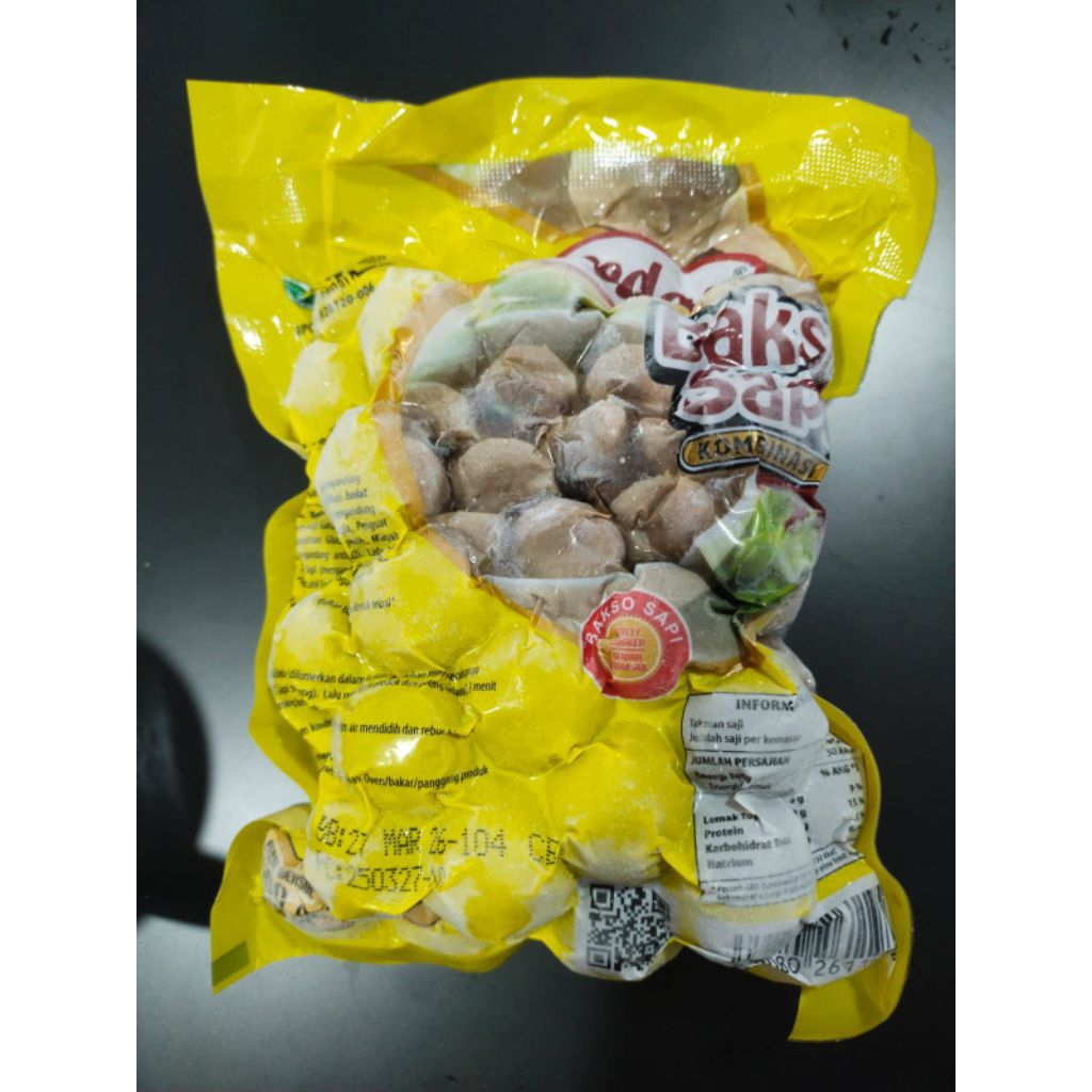 

PEDAN Bakso Sapi 500g isi 50pc